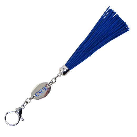 CSUF Tassel Navy Key Tag